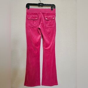 Pre-owned Juicy Couture velour pants pink size XS